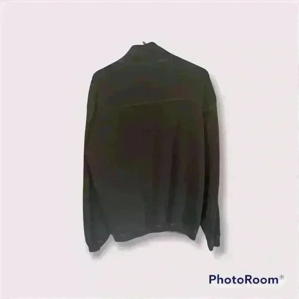 Tommy Bahama quarter zip black sweater